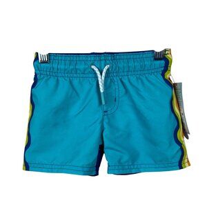 Cat & Jack Rainbow Wave Swim Trunks